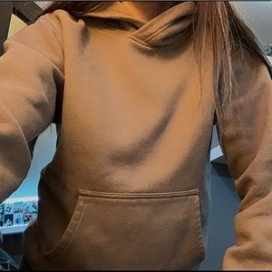 TNA tan hoodie